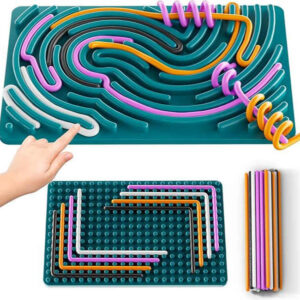 Sensory Silicone Puzzle Board - Dino Shape