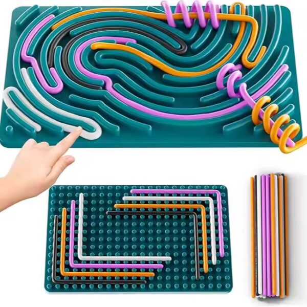 Sensory Silicone Puzzle Board – Unicorn