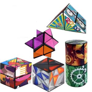 Shape Shifting Cubes – 4 Pcs Pack